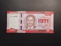 Libéria- 50 Dollár 2022 UNC