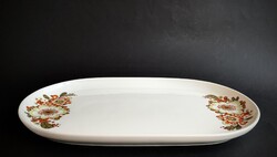Alföldi oval icu serving plate with cake and fried food