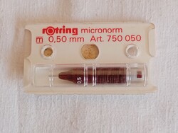 Csőtoll 20 - ROTRING 750 050 micronom tollhegy 0,5mm Nem volt használva