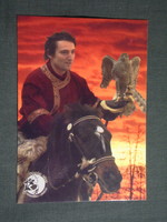 Képeslap,Gödöllő,Szárítópuszta Árpád vére lovasiskola,Szkíta solymász látkép,részlet, 1990-