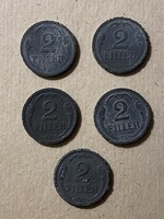 Magyarország 2 fillér 1943-44