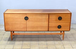 Csehszlovák Mid Century Modern Komód - Retro, vintage