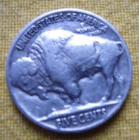 USA 5 Cent Indiános-bölényes 1935 ,és1936 T1