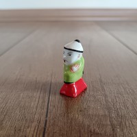 Antik Herendi porcelán mini kínai figura