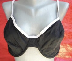 Fekete-fehér bikini felső 48-C/D
