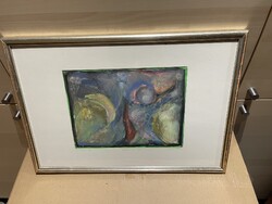 Litkei József: Kozmosz 1987 gouache