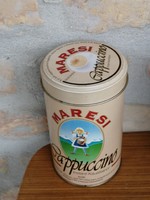 Maresi Cappuccino kerek fémdoboz