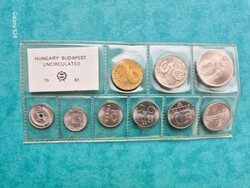 Forint Forgalmi sor 1981