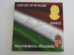 2002 Kossuth dísztokos forgalmi sor PP gyönyörű aranyozás, Kossuth 100 Ft-al ! csak 3000 db!