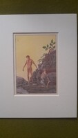 Fritzi Löw :Daphnis és Chloé 1920 as litográfia