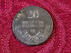 20 fillér *1916* Magyar Királyi Váltópénz