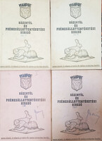 Házinyúl és Prémesállattenyésztési Hiradó 4 db száma (1967. 3. és 4-5., 1968. 2. és 3. sz.) -