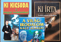 Ki írta - Irodalmi művek névlexikona + Ki kicsoda a magyar irodalomban? + A világirodalom nagy alakjai (3 kötet) - Urbán Péter, Gerencsér Ferenc