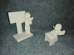 Tanulj mint a Kisangyalok! Biszkvit jellegű puttó angyal figurák iskolások (po-1)