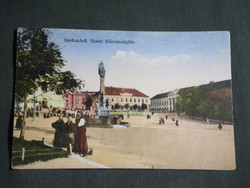 Képeslap,Szekszárd,Szent Háromságtér,Molnár féle kereskedés kiadás Szekszárd,1930-