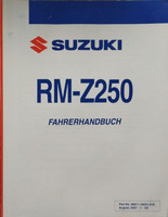 Suzuki RM-Z250 - Fahrerhandbuch -