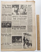 New Musical Express NME 1979/6/2 Ramones Bowie Damned Led Zeppelin Dury Devo Electric Chairs XTC