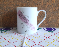 Porcelán Pink Panther  bögre
