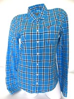 EREDETI HOLLISTER (M) ELEGÁNS KOCKÁS HOSSZÚ UJJÚ NŐI ING