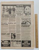 New Musical Express NME 1979/10/13 Motorhead Damned Thin Lizzy Clash Gang Four Verlaine Motorhead Ha