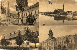 127 --- Futott képeslap eredeti kiadás (nem reprint) RÁCKEVE