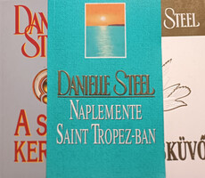 Naplemente Saint Tropez-ban + Az esküvő + A sors kereke (3 kötet) - Danielle Steel könyvcsomag
