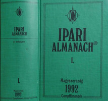 Ipari Almanach, Magyarország 1992 - I. kötet -