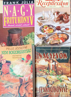 Nagy fritukönyv + Nem boszorkányság - Háztartás takarékon + Tvr-hét Receptlexikon + Nagyevők szakácskönyve (4 kötet) - Verhóczki István, Papp Endre, Pelle Józsefné, Frank Júlia