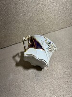 Szecesszós csokoládés csésze, 9 x 6 cm-es nagyságú. 3430