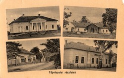 131 --- Futott képeslap eredeti kiadás (nem reprint) TÁPIÓSZELE