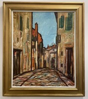 Koch Vilmos (1927-2006) 72x62 cm EREDETI olajfestménye