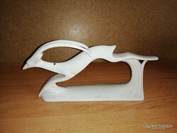 Art deco porcelán kos vagy kecske figura - 20,5 cm hosszú (po-1)