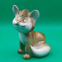 Őry Ferenc  Zsolnay  Vuk róka figura