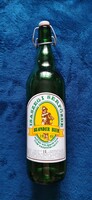 Sörösüveg, sörös üveg, isaszegi serfőzde, blonder bier üveg, 1 literes üveg, csatos üveg, csatosüveg