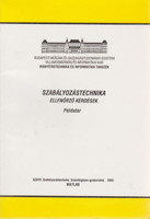 Szabályozástechnika - Ellenőrző kérdések - Példatár - Dr. Csubák Tibor, Dr. Juhász Ferencné, Dr. Villányi Imre, Dr. Szilágyi Béla