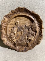 San Marinói fa fali disztányér, 20 cm-es nagyságú. 3474