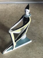 Zsolnay, art deco stílusú bohóc