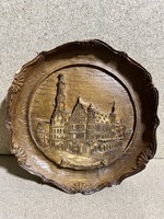 Rothenburgi fa fali disztányér, 20 cm-es nagyságú. 3477