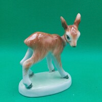 Retro  Aquincum  porcelán,  őz, őzike figura