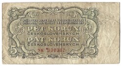 1 korun korona 1953 Csehszlovákia