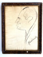 Pólya Tibor (1886 - 1937): Karikatúra