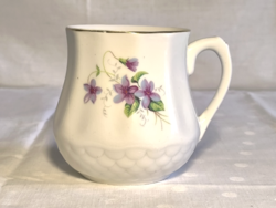 Kőbányai porcelán hasas, pocakos bögre ( Drasche )