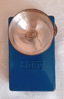 Old retro blue ARTAS flashlight torch