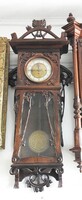 Korai Szecessziós 3 Súlyos Negyedütős Falióra. - cca. az 1800-as évek vége 1900-as évek eleje!