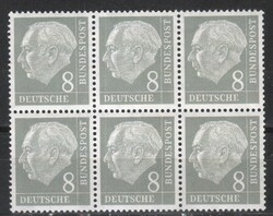 Összefüggések 0106  (Bundes) Mi 182 Ww      6,00 Euró postatiszta