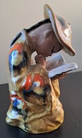 Régi art deco kínai kerámia figura