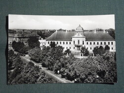Képeslap,Hatvan,Grassalkovich-kastély,kórház látkép,részlet, 1960-