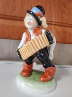 Herendi Harmónikás porcelánfigura