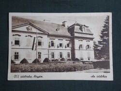 Képeslap,Hőgyész,Apponyi kastély,OTJ üdülőtelep látkép,részlet,Bányász Ede kiadás,1930-