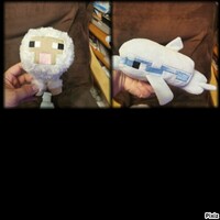 Minecraft plüssök 001. (Delfin, bárány). - Minecraft Plushies (Dolphin, lamb) 001.